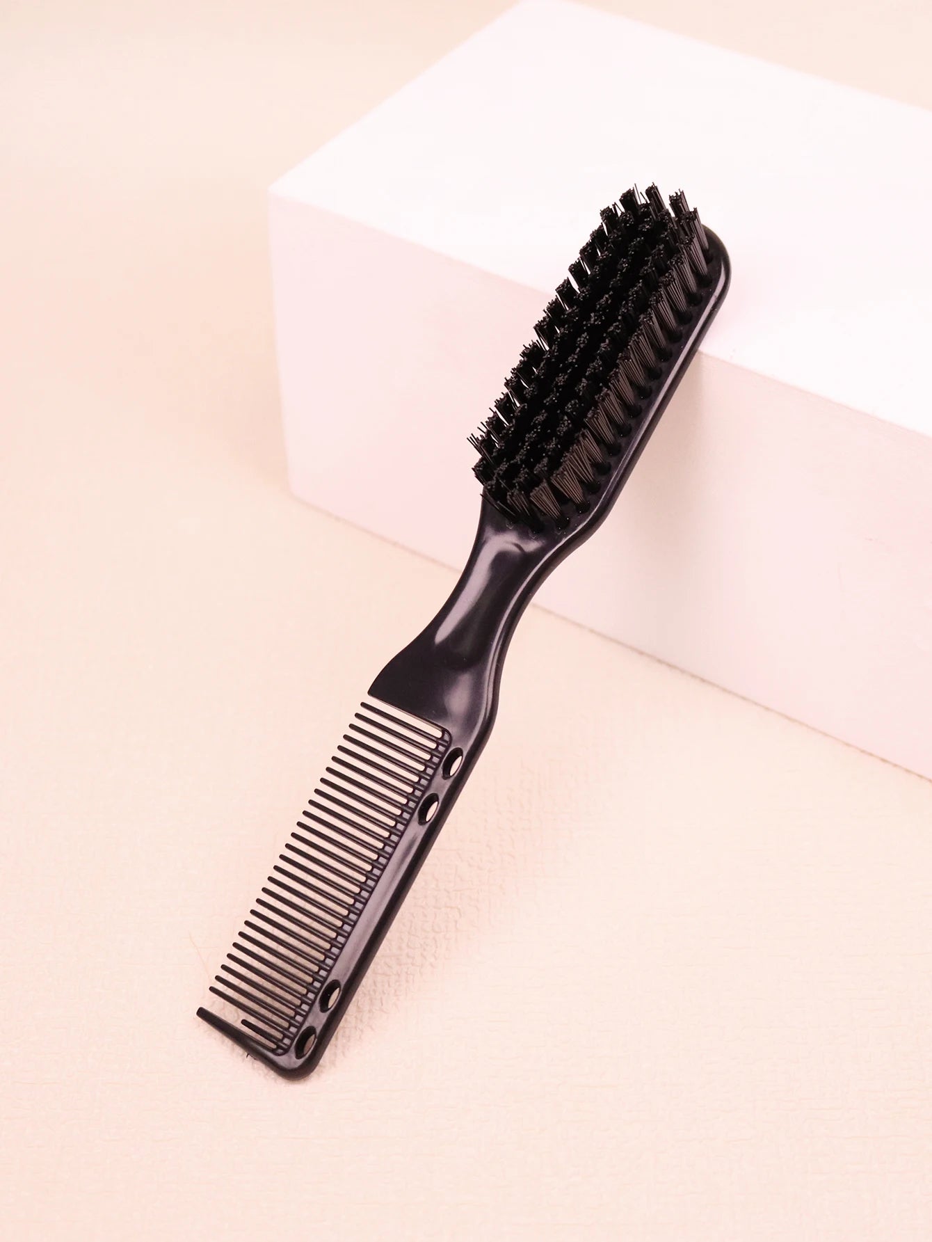 1/2pcs Convenient and multifunctional travel dual head brush comb styling tool integrated，Special for real hair wigs