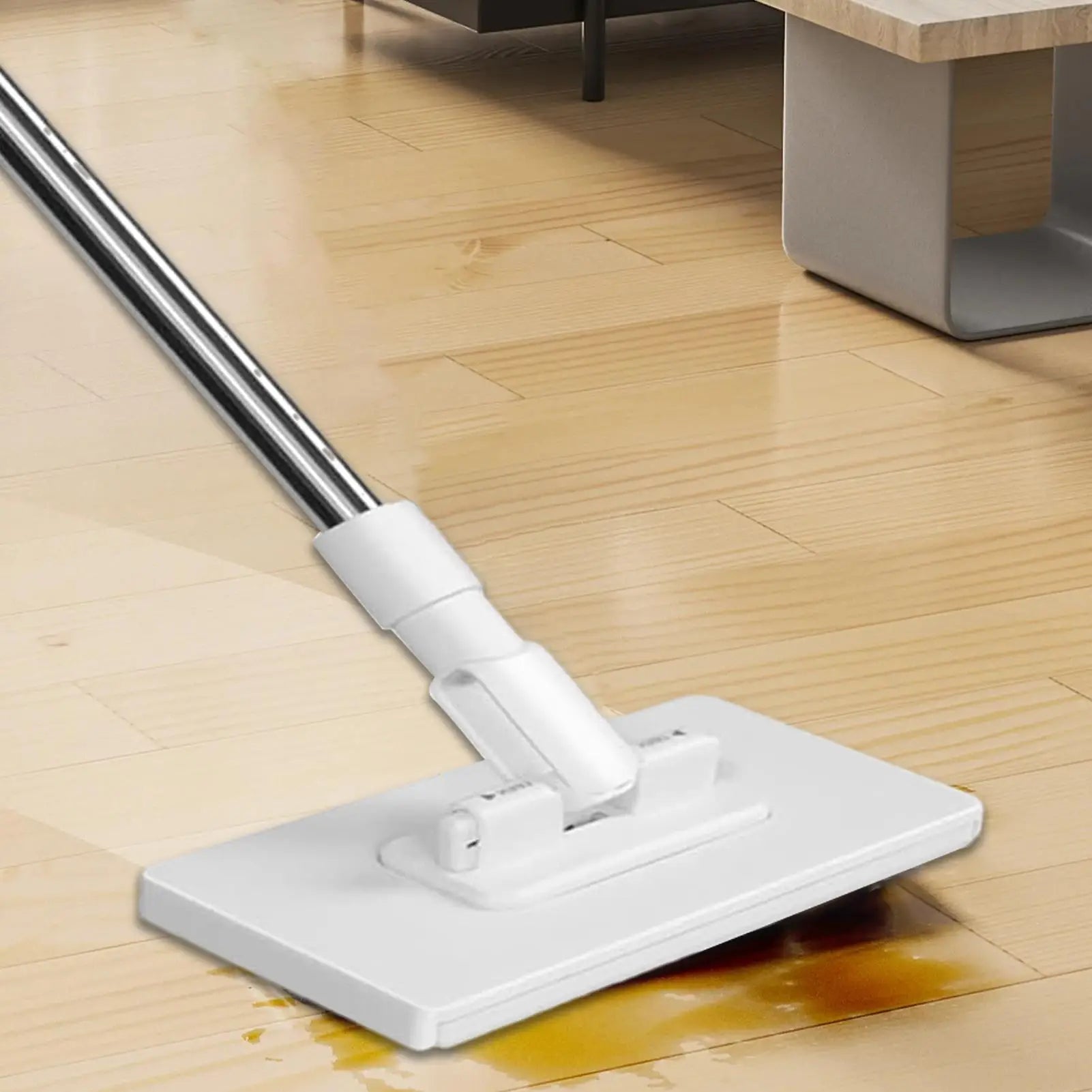 Mop Clip On Cloth Mini Floor Cleaner With Short Handle Quick Change Household Cleaning Board For Hardwood Tile Wall Home